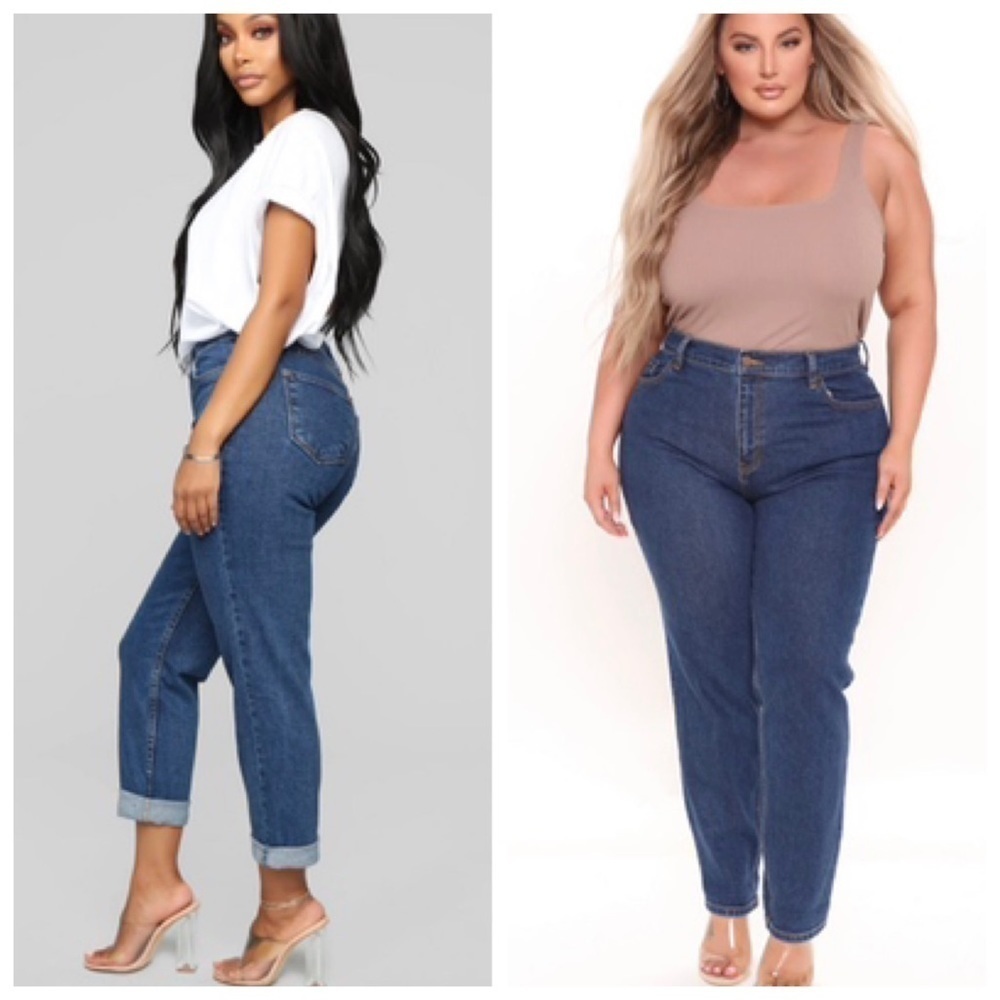Fashion Nova - I Got It From My Mama Jeans - Size 7/28 NWT​​​​​​ - Picture 12 of 16